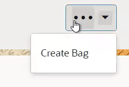 Create Bag Option Create Bag Option