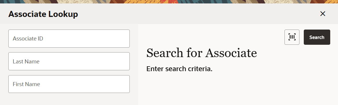 Associate Lookup