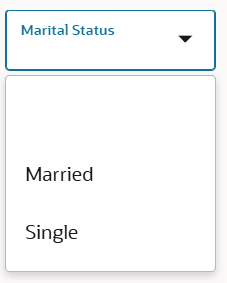 Marital Status List