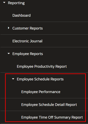 Associate Schedule Reports