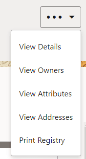 Gift Registry Context Menu