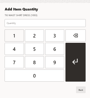 Enter Quantity