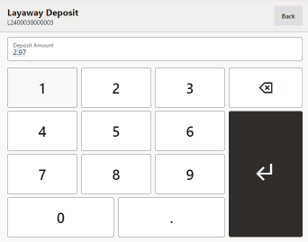 Deposit Amount
