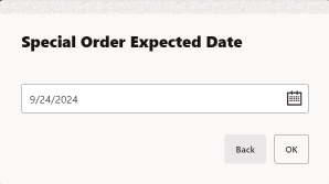Handheld Item Expected Date