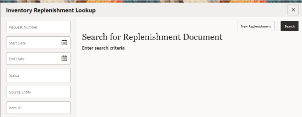 Document Search Form
