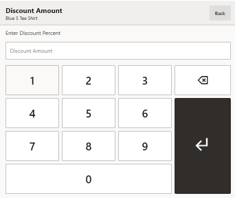 Discount Percent Prompt