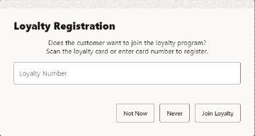 Loyalty Registration