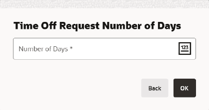 Number of Days Prompt