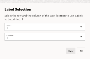 Print Label Prompt