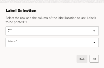 Label Selection