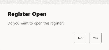 Register Open Prompt