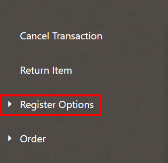 Register Options Register Options