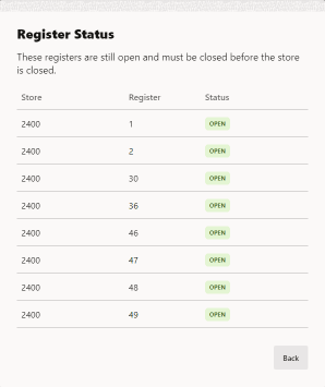 Register Status