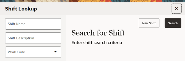 Shift Lookup