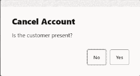 Customer Present Prompt
