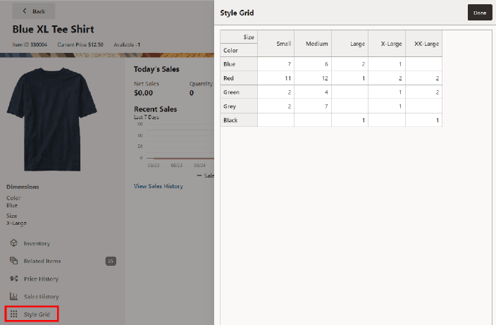 Product Information Options