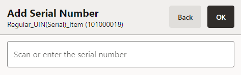 Serial Number Prompt Serial Number Prompt