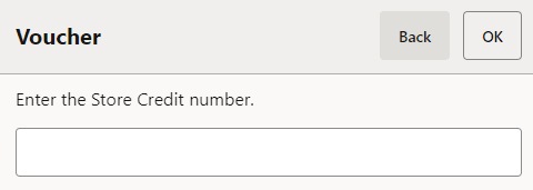 Store Credit Store Credit