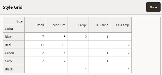 Item Viewer - Style Grid