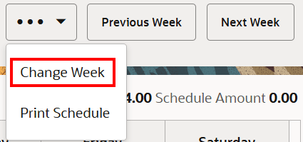 Change Weeks