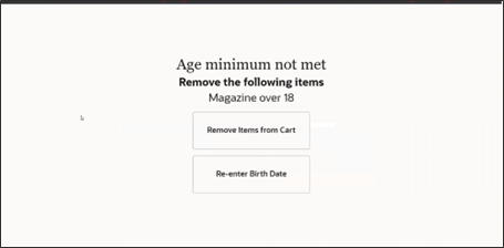 Age Minimum Not Met