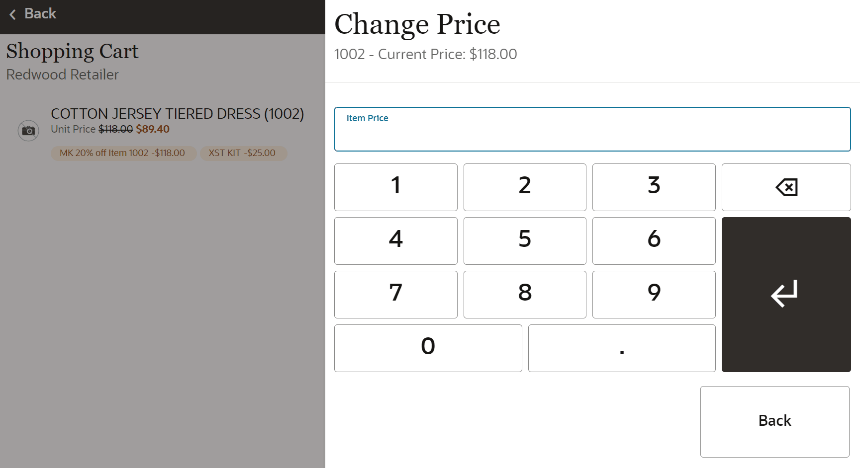 Change Price