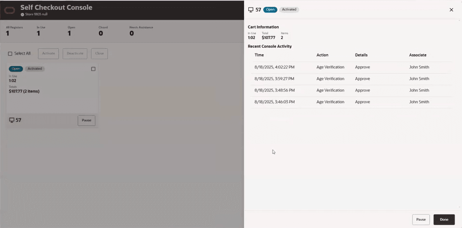 Console - Customer Age Approved Console - Customer Age Approved