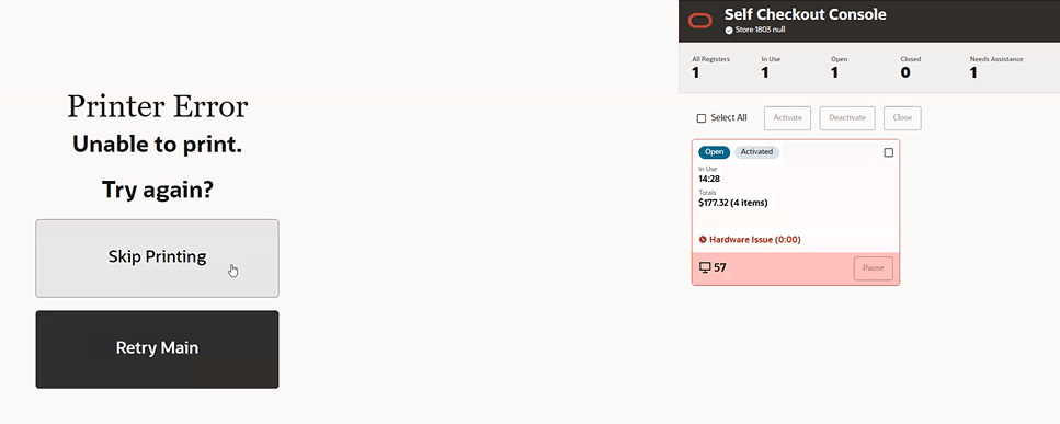 Console - Hardware Issues Console - Hardware Issues