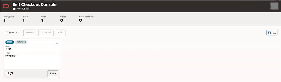 Self Checkout Console Self Checkout Console