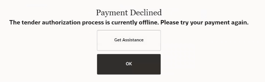 Payment Declined Payment Declined