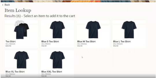 Item Lookup Result Item Lookup Result