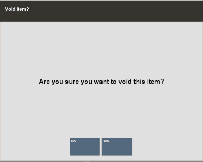 Confirm Void Prompt