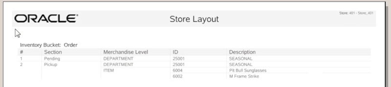 Store Layout