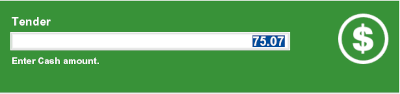 Tender Cash Amount Prompt