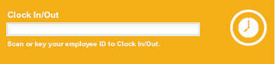 Clock In Employee ID Prompt