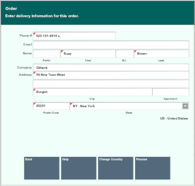 Order Delivery Details