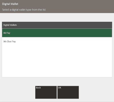 Digital Wallet Type Prompt