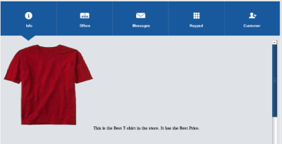 Info Tab Showing Item Information Info Tab Showing Item Information