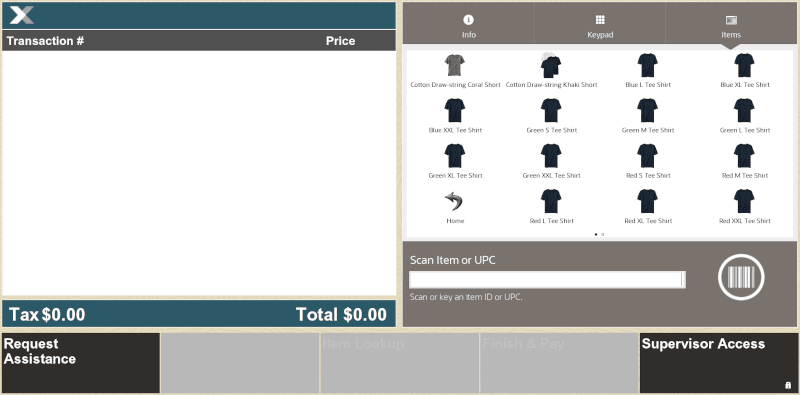 Example SCO Quick Items Panel Example SCO Quick Items Panel