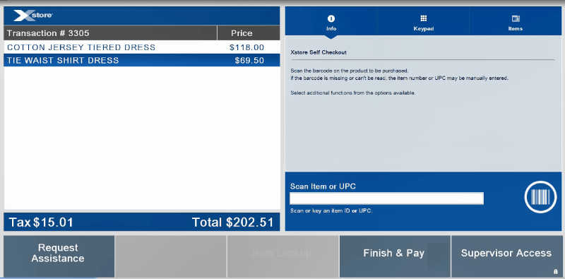 SCO Scan Items Prompt SCO Scan Items Prompt