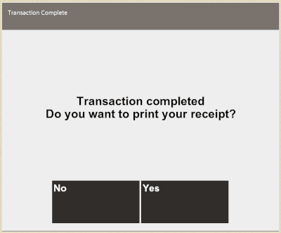 Transaction Complete Transaction Complete