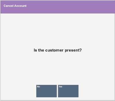 Customer Present Prompt