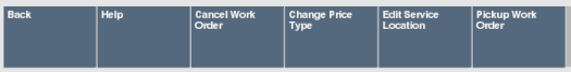 Work Order Maintenance Options