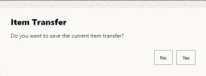 Confirm Save Transfer Confirm Save Transfer