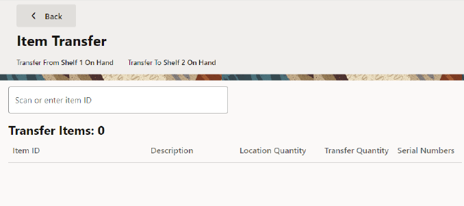 Select an Item Select an Item