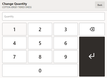 Change Quantity Change Quantity
