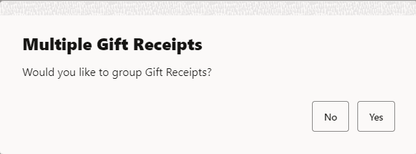 Multiple Gift Receipt Prompt