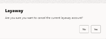 Cancel Confirmation Cancel Confirmation