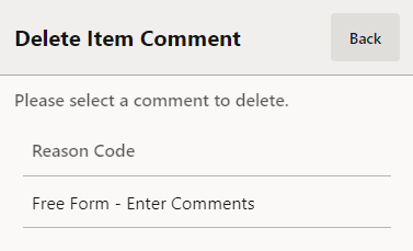 Comment Type Comment Type