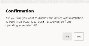 Disallow Confirmation Prompt Disallow Confirmation Prompt